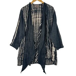 HarvBella by‎ Exotic Tie Dye Convertible Drape Cardigan Boho Wrap Jacket